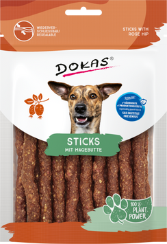 Лакомства для собак Dokas Sticks с шиповником 206030 фото
