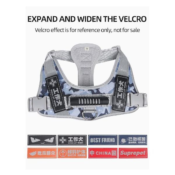 Нагрудная шлея для собак Reflective safety chest harness for pet dogs HK-HP-110-1 фото