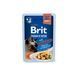 Корм влажный Brit Premium Delicate Fillets in Gravy Chicken for Sterilised для стерилизованных кошек филе в соусе курица 85 г BP_101142 фото 1