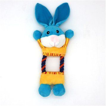 Плюшева іграшка для собак Shape Dog Plush Toy Blue Rabbit 9330393388227 фото