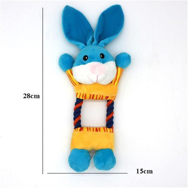 Плюшева іграшка для собак Shape Dog Plush Toy Blue Rabbit 9330393388227 фото