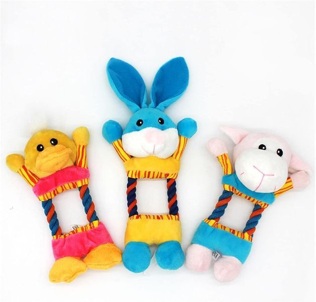 Плюшева іграшка для собак Shape Dog Plush Toy Blue Rabbit 9330393388227 фото
