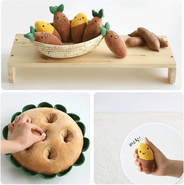 М'яка іграшка для нюхання та гри в хованки для собак Sweet Potato Hide and Seek N69J фото