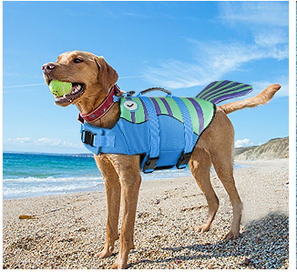 Спасательный жилет для собак Derby Fish Design Blue PA0122-1-11 фото