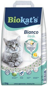Наполнитель Biokats Bianco Fresh для кошачьего туалета бентонитовый, 5 кг G-75.65 фото