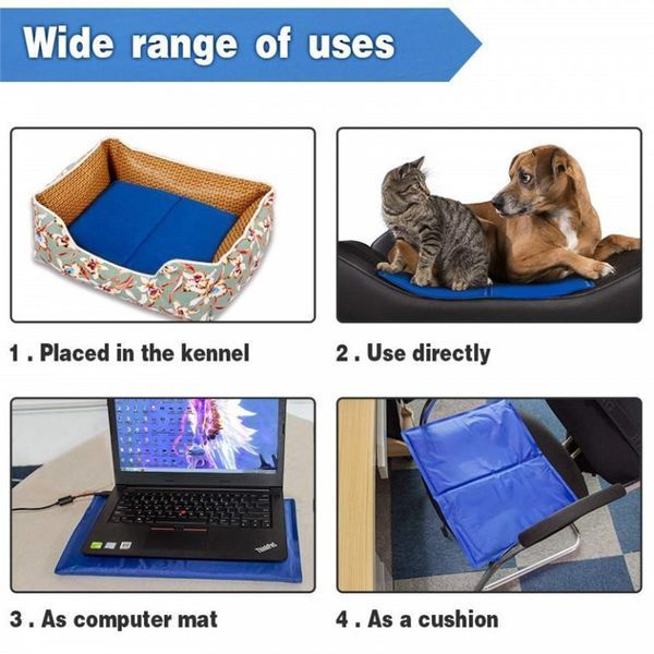 Охлаждающий коврик для собак GEL Pet Cooling Mat 9404 9090 00 L фото