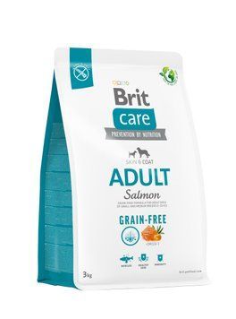 Сухой корм Brit Care Dog Grain-free Adult для собак малых и средних пород, беззерновой с лососем, 3 кг BC_172197 фото