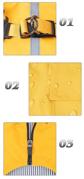 Світловідбивний дощовик для собак Derby R57 Khaki R57-S-khaki фото