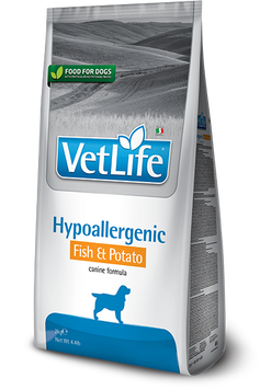 Сухой лечебный корм для собак Farmina Vet Life Hypoallergenic Fish & Potato при пищевой аллергии 160381 фото