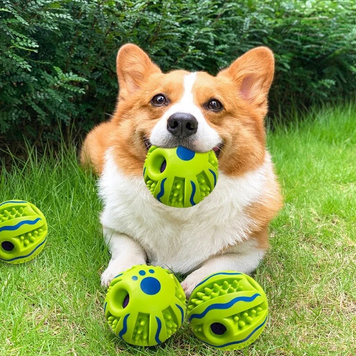 Звуковий м'ячик для собак Giggle Dog Chew Ball 210105 фото