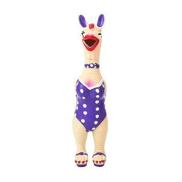 Латексна іграшка для собак Derby Screaming Chicken Latex Dog Toy з пискавкою PTL0011 фото