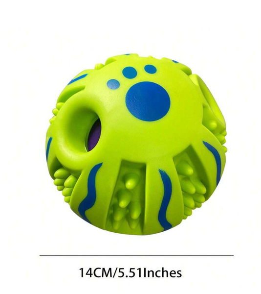 Звуковой мячик для собак Giggle Dog Chew Ball 210105 фото