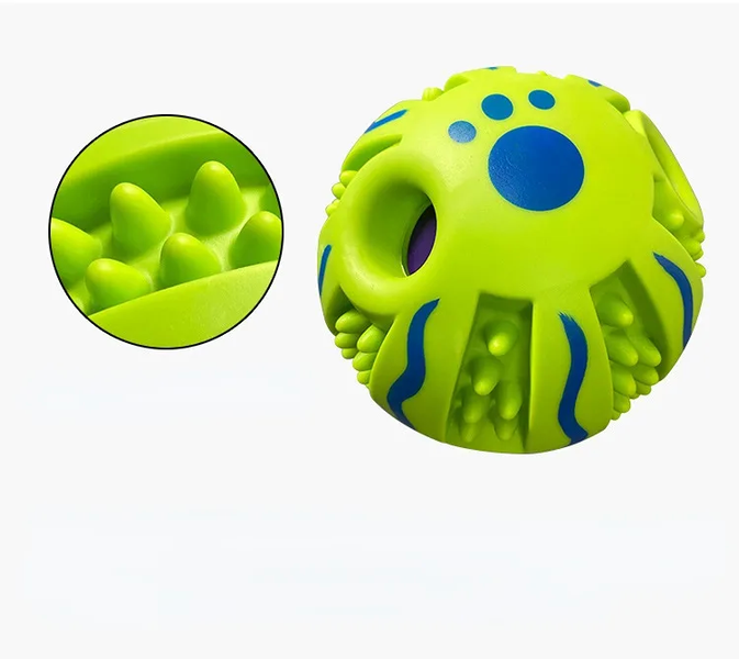 Звуковой мячик для собак Giggle Dog Chew Ball 210105 фото