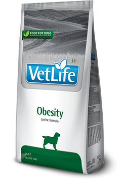 Сухой лечебный корм для собак Farmina Vet Life Obesity диет. питание, для снижения лишнего веса, 2 кг 166135 фото