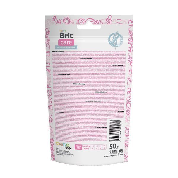 Функциональное лакомства для кошек Brit Care Cat Snack Urinary с индейкой, 50 г BC_111900 фото