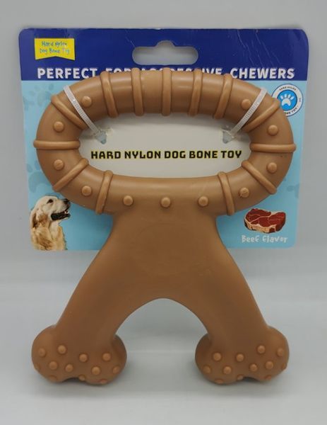 Игрушка для жевания для собак Derby Double Bone Tug Toy PT0549-2 фото