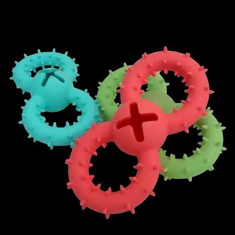 Жувальна іграшка для собак Bonny figure 8 bone-piercing JH-6123-blue фото