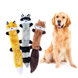 М'яка плюшева іграшка для прорізування зубів без набивання Derby Squeaky Dog Toy 57077220 фото 4