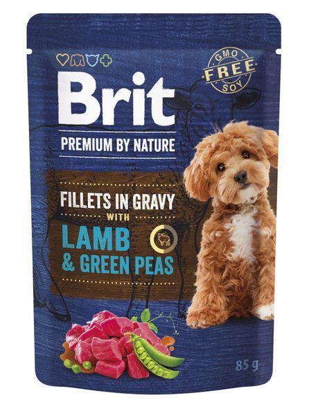 Корм вологий Brit Premium Fillets in Gravy Multipack для собак малих порід філе в соусі Мультипак 12 шт х 85 г BP_101245 фото