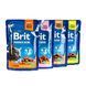 Влажный корм Brit Premium Cat Набор паучей семейная тарелка для стерилизованных кошек, ассорти 4 вкуса, 100 г х 12 шт BP_111834 фото 2