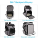 Расширяемый рюкзак для домашних животных Voyager Pet VB16007T VB16007T-black фото 2