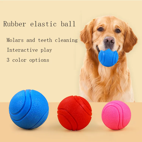 Жувальний м'яч для собак TPR Bouncy Pet Ball ZC501 фото