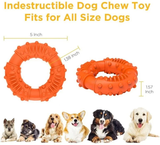 Игрушка-кольцо для собак Derby Rubber Dog Chew Toy Ring AD288009879 фото