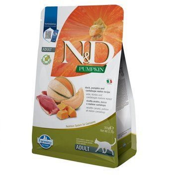 Беззерновий сухий корм для котів Farmina N&D Grain Free PUMPKIN ADULT з качкою та гарбузом 168804 фото