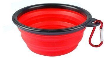 Силіконова складна дорожня миска Derby Food Grade TPE Collapsible Dog Bowl PET-04 фото