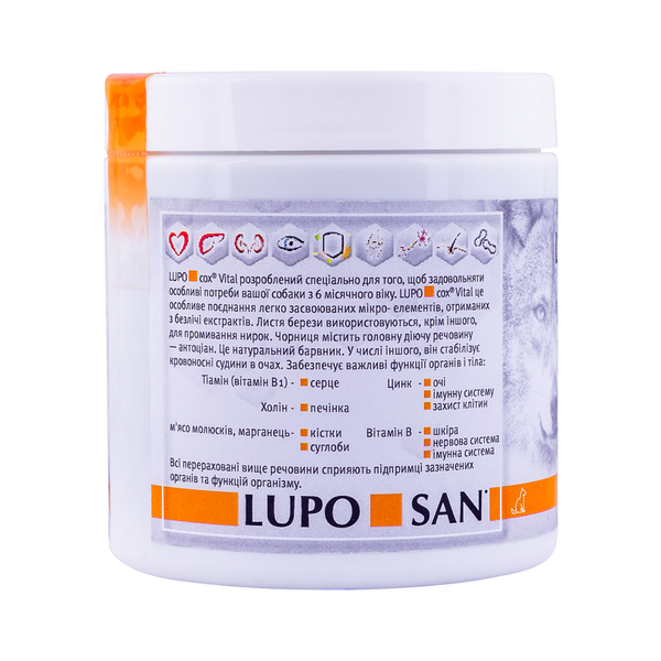 Добавка до корму для собак LUPO cox VITAL з 6-ти місяців LMVital фото
