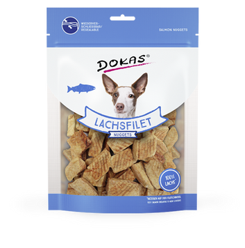 Лакомства для собак Dokas Наггетсы с лососем, 100 г 9105668 фото