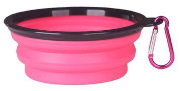 Силіконова складна дорожня миска Derby Food Grade TPE Collapsible Dog Bowl PET-06 фото