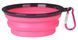 Силіконова складна дорожня миска Derby Food Grade TPE Collapsible Dog Bowl PET-06 фото 1