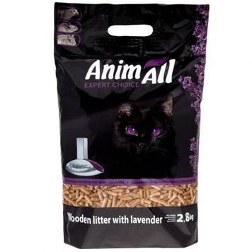 Деревний наповнювач AnimAll Expert Choice з ароматом лаванди 2,8 кг 39866 фото