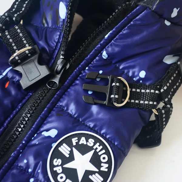 Зимова куртка для собак Derby Fashion Sports D76 Navy Blue D76-S-blue фото