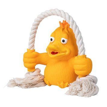 Игрушка для собак Quapas! Dog Toy Fun Duck with rope Q17681 фото
