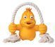 Игрушка для собак Quapas! Dog Toy Fun Duck with rope Q17681 фото 3