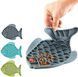 Силиконовый коврик для лизания для собак Derby Fish Shaped Dog Lick Mat PF0051-3 grey фото 3