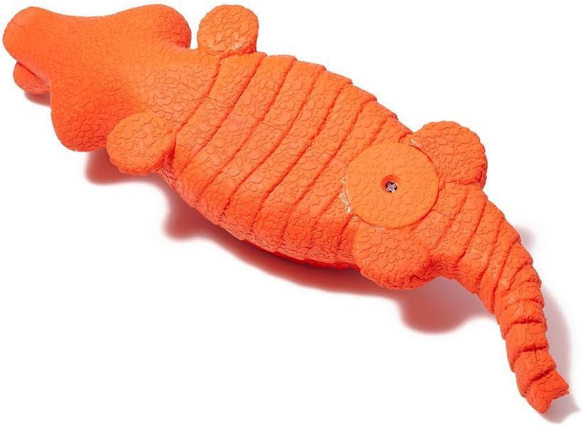 Іграшка для жування Derby Alligator з пищалкою DD1008-orange фото