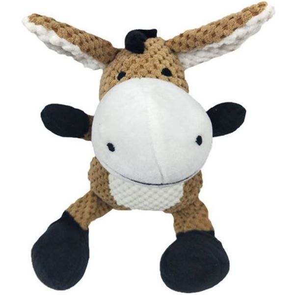 М'яка іграшка для собак Plush Donkey з пищалкою 9503 0021 00-donkey фото
