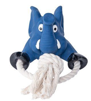Игрушка для собак Quapas! Dog Toy Fun Elephant with rope Q17684 фото
