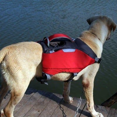 Спасательный жилет для собак Voyager Pet Dog Bagpack LV03-M фото