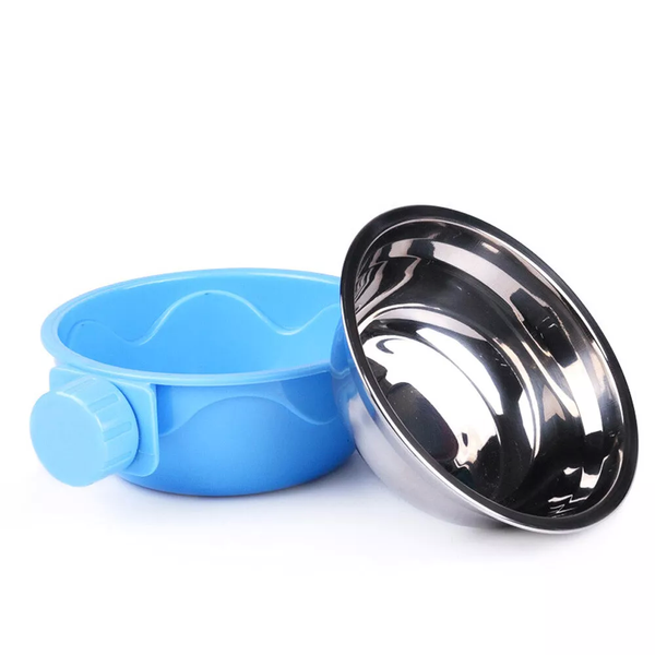 Миска с креплением к клетке/вольеру Derby Fixable Pet Bowl PF0025-M-pink фото