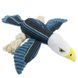 М'яка іграшка для собак Bird Shaped Squeaky Dog Plush Toy з мотузками і пищалкою SL1001-01 фото 1