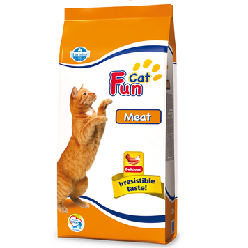 Сухий преміум корм для котів Farmina FUN CAT MEAT з м'ясом, 20 кг 156441 фото