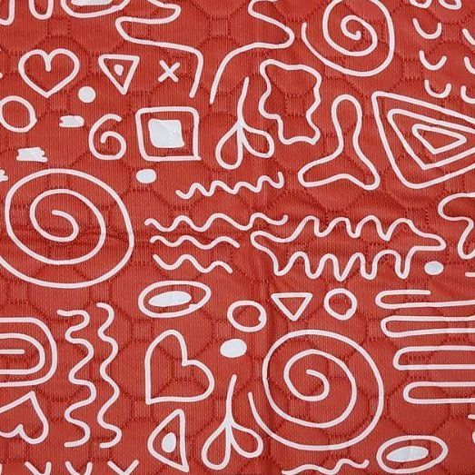 Многоразовая пеленка для собак Pelushka Red Abstraction ZY-031-patt_40х60 см фото