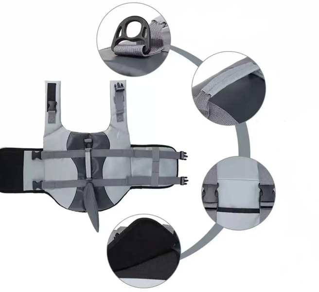 Спасательный жилет для собак Shark Design 4201 0000 90-81-1 фото