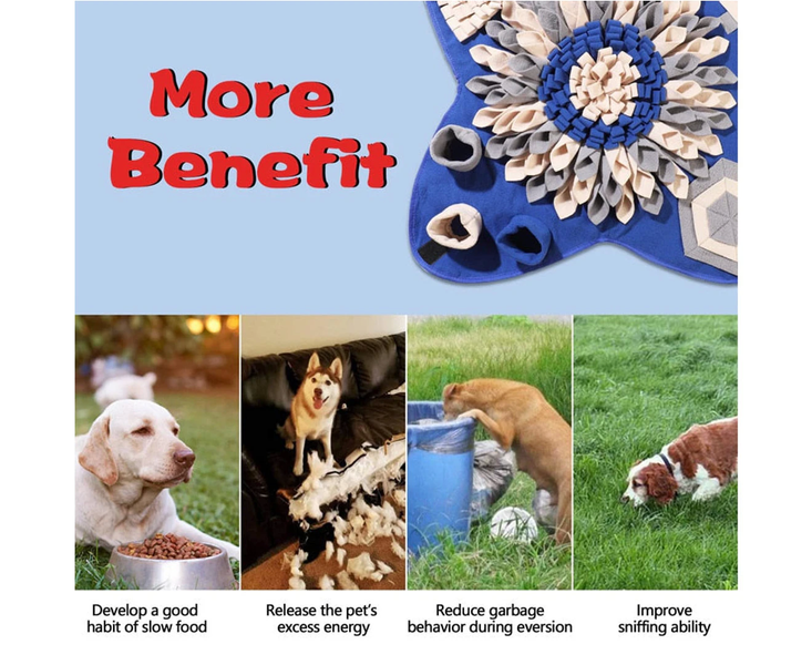 Коврик для нюханья для собак Derby Pet Shuffle Mat blue HB2401 фото
