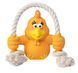Іграшка для собак Quapas! Dog Toy Fun Chicken with rope Q17682 фото 3