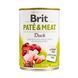 Влажный корм Brit Care Pate & Meat для собак, с уткой, 400 г 100860/100075/0304 фото 1
